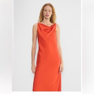 Aritzia Goddess Satin Dress